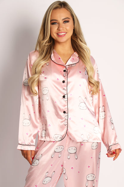 Pink Adults bunny Pyjamas