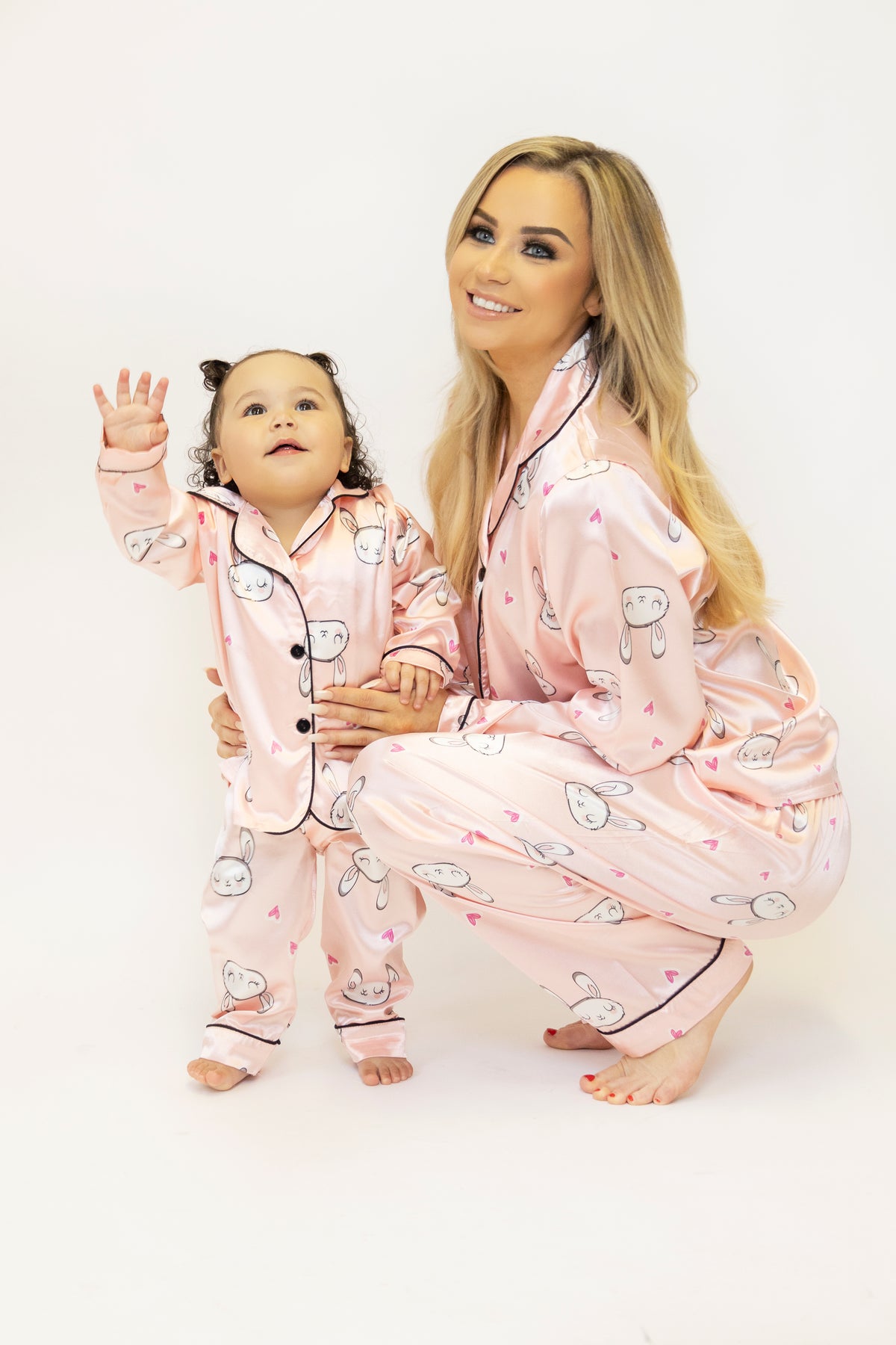 Pink Adults bunny Pyjamas